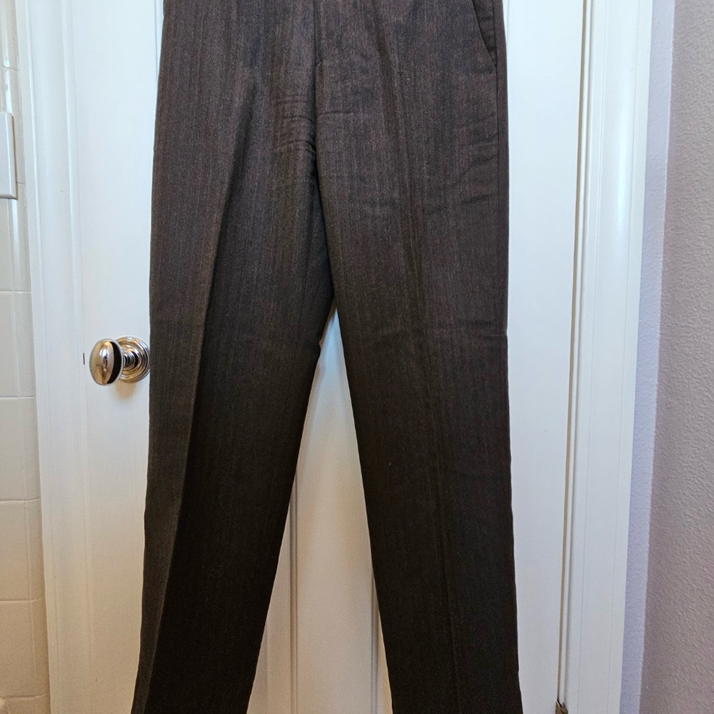 Etro Gray Dress Pants with Slim Fit and Sharp Crease